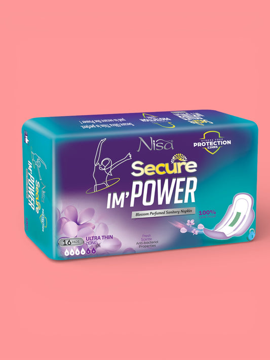 Long Ultra Thin Secure Pads 16 Pcs