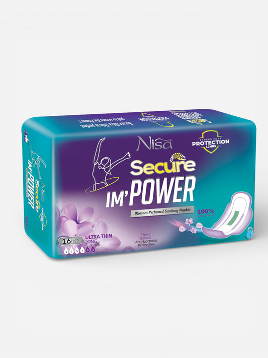 Long Ultra Thin Secure Pads 16 Pcs