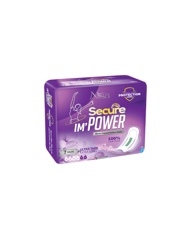Extra Long Ultra Thin Secure Pads 7 Pcs
