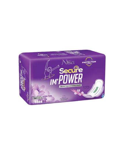 Extra Long Ultra Thin Secure Pads 14 Pcs