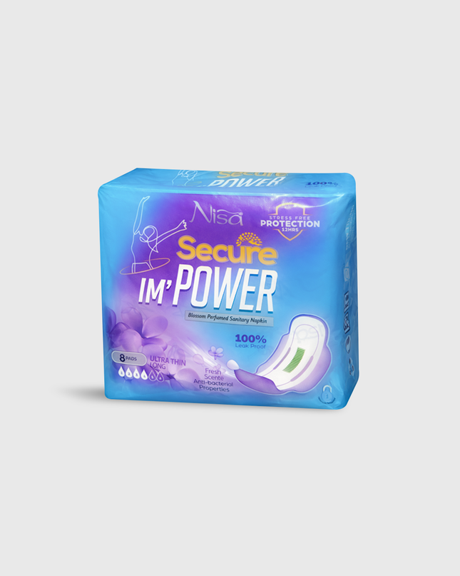 Long Ultra Thin Secure Pads 8 Pcs