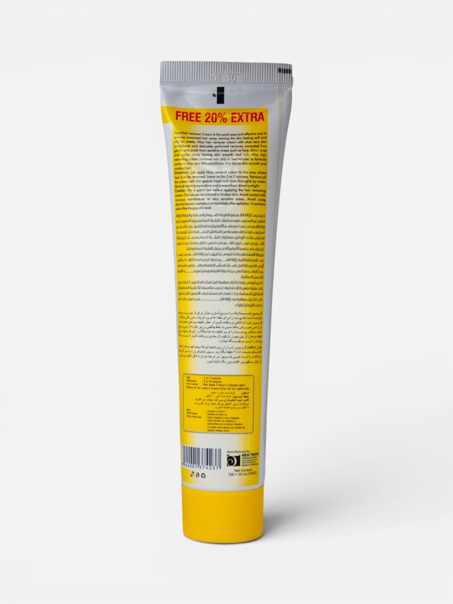 Lemon Hair Removal Cream 120ml
