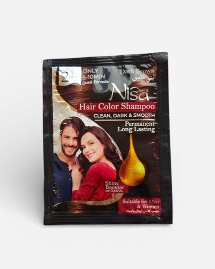 Hair Color Shampoo -  Medium Brown