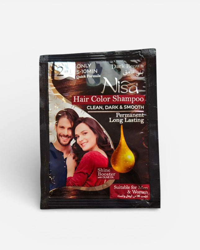 Hair Color Shampoo -  Medium Brown