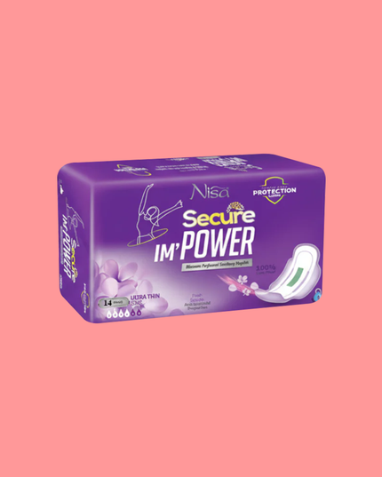 Extra Long Ultra Thin Secure Pads 14 Pcs