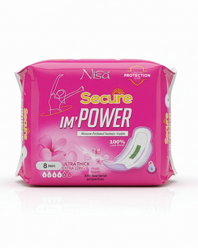 Extra Long Ultra Thick Secure Pads 8 Pcs