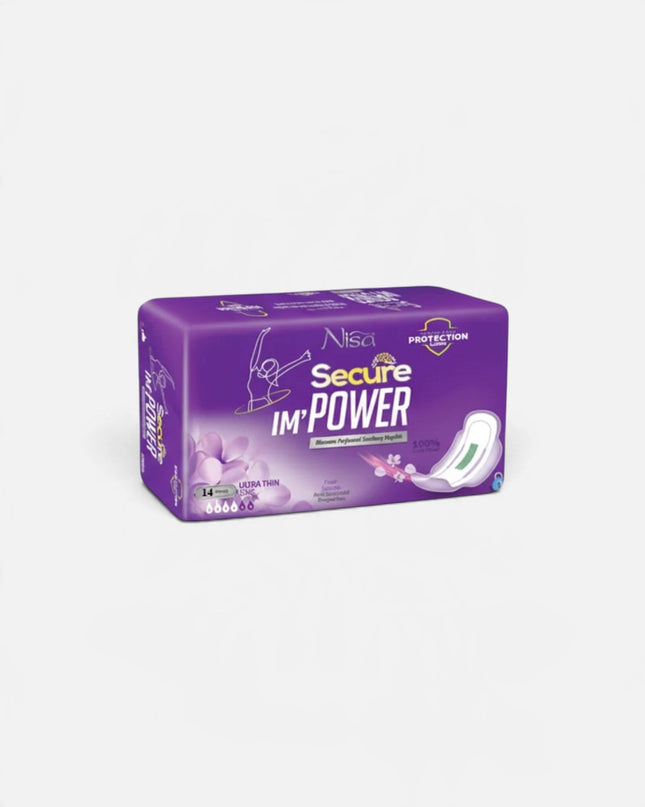 Extra Long Ultra Thin Secure Pads 14 Pcs